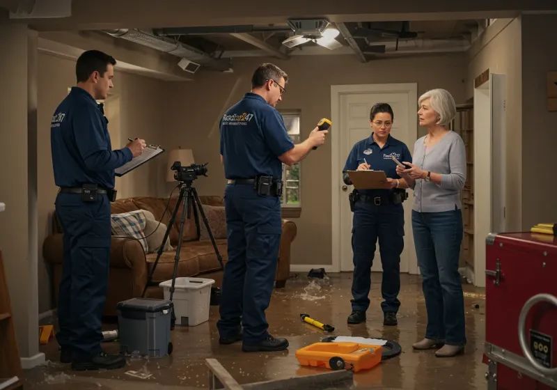 Water Damage Assessment and Insurance Documentation process in Spring, TX