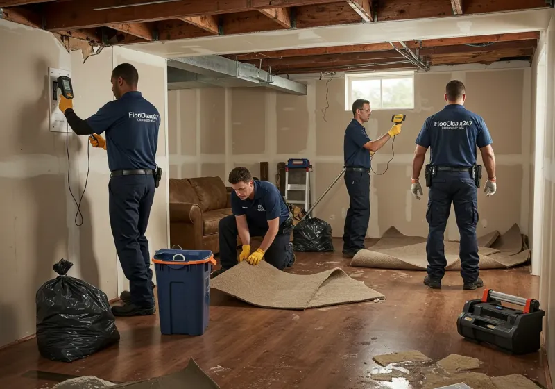 Flood DamageMaterial Assessment and Debris Removal process in Spring, TX